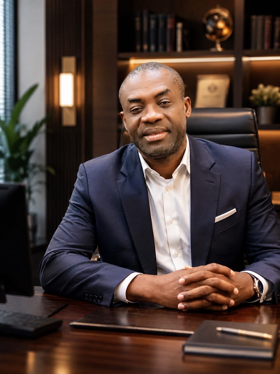 Portrait of Michael Okoh
